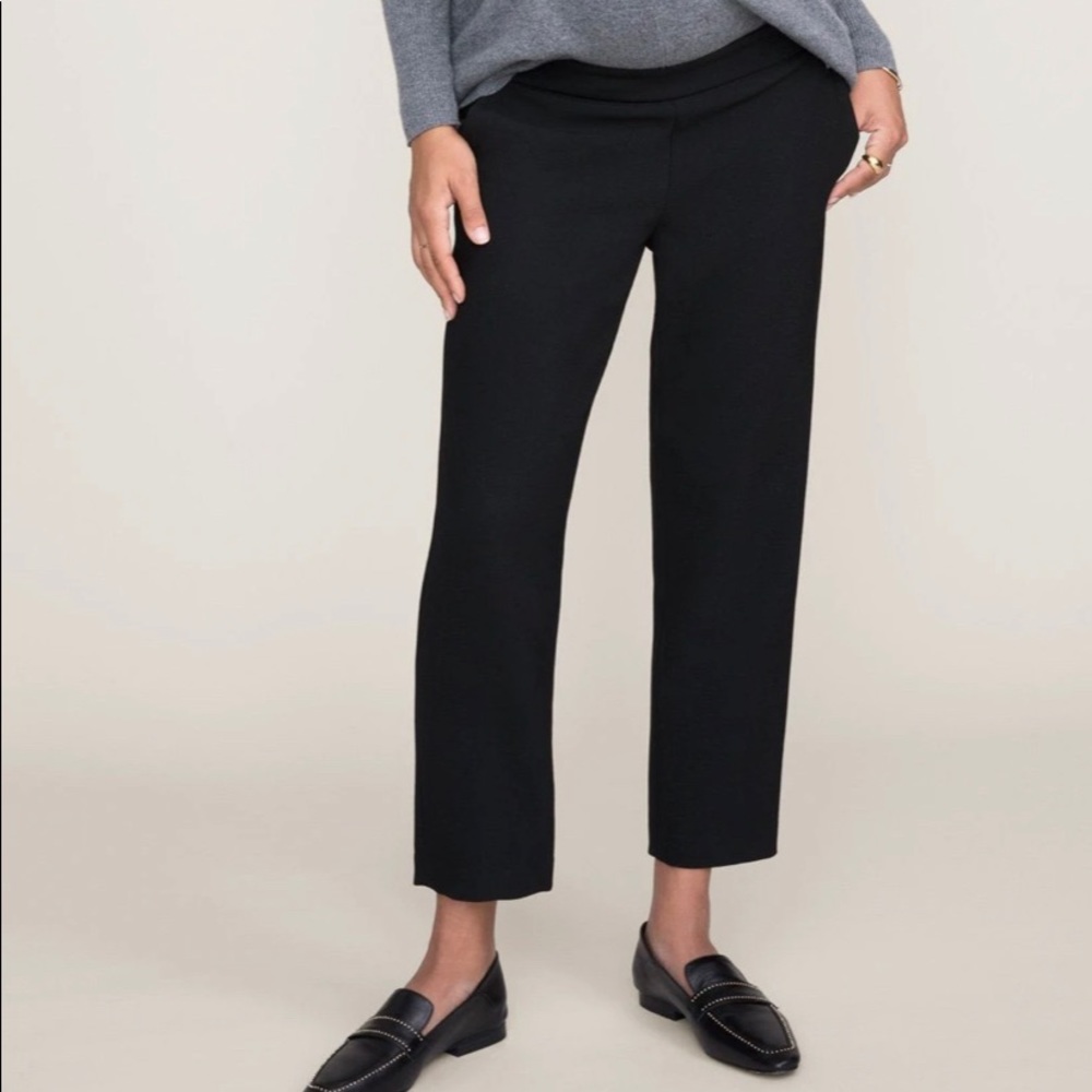 Hatch maternity Beckett pant trouser navy 3